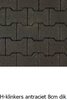 H-klinkers antraciet 8cm dik 20x16,4/11,7x8cm