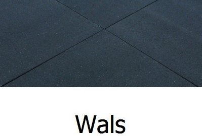 50x50x5cm terrastegel wals nero
