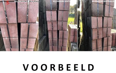 voorbeeld gebruikte stoeptegels