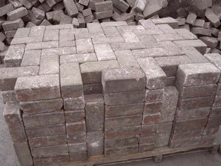21x10,5x8cm voorbeeld betonklinkers heide heidegrijs