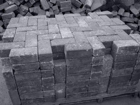 21x10,5x8cm voorbeeld betonklinkers antraciet