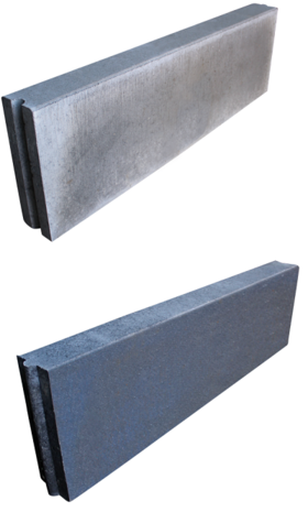 6x30x100cm betonband grijs en antraciet