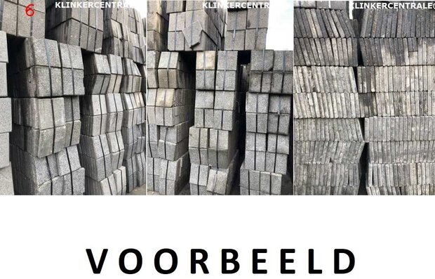 voorbeeld gebruikte stoeptegels