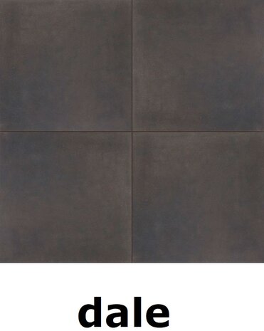 60x60x4cm terrastegel vlak met facet, dale