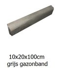 gazonband 10x20x100cm grijs