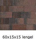 15x15x60cm stapelblok wallblock old lengel brons