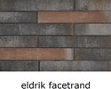 12x12x60cm stapelblok strakrand wallblock Texels bont eldrik met facet